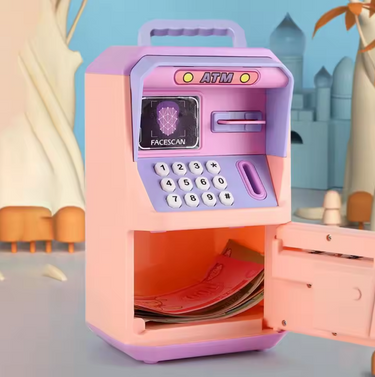 Kids Face Recognition Money Saving ATM Machine
